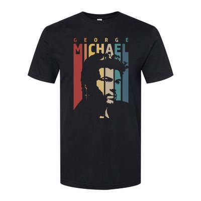 George Michael Retro Vintage Softstyle CVC T-Shirt