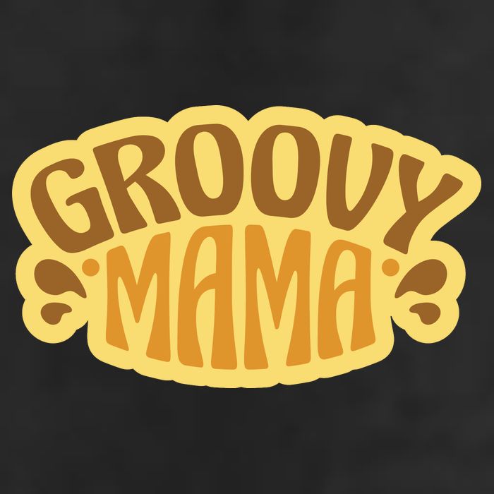 Groovy Mama Retro 11oz C Handle Ceramic Mug
