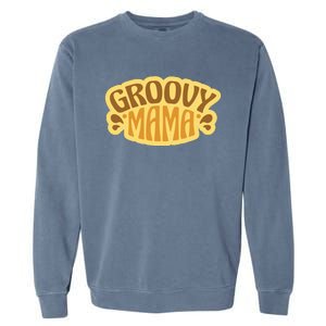 Groovy Mama Retro Garment-Dyed Sweatshirt