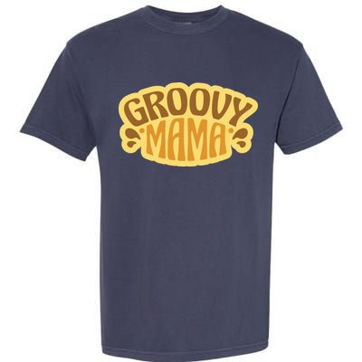 Groovy Mama Retro Garment-Dyed Heavyweight T-Shirt