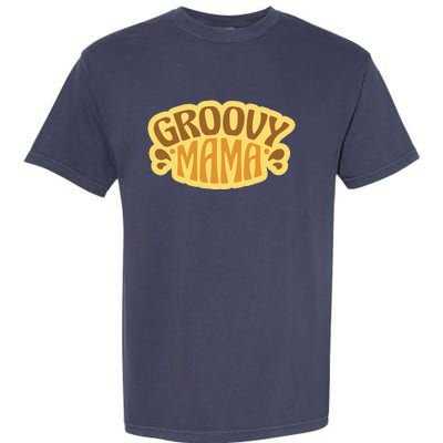 Groovy Mama Retro Garment-Dyed Heavyweight T-Shirt