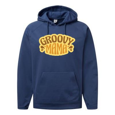 Groovy Mama Retro Performance Fleece Hoodie