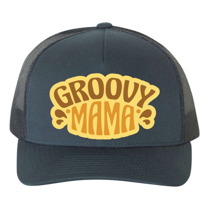 Groovy Mama Retro Yupoong Adult 5-Panel Trucker Hat