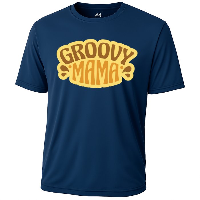 Groovy Mama Retro Cooling Performance Crew T-Shirt