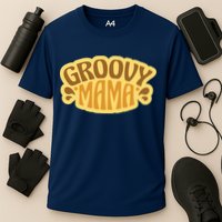 Groovy Mama Retro Cooling Performance Crew T-Shirt