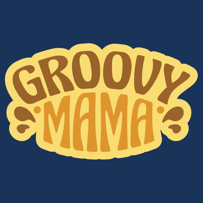 Groovy Mama Retro 7-Panel Snapback Hat
