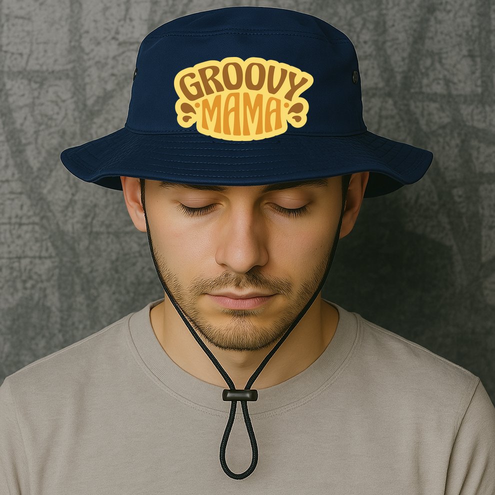 Groovy Mama Retro Bucket Hat
