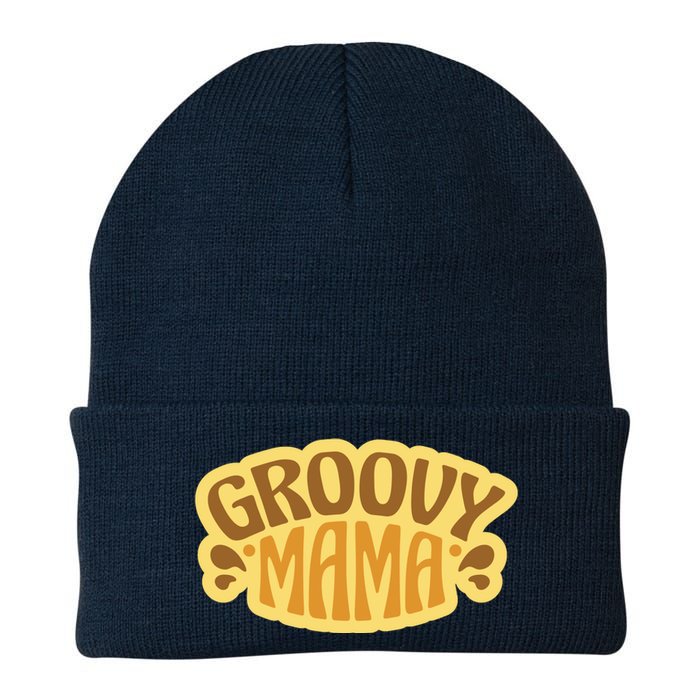 Groovy Mama Retro Knit Cap Winter Beanie