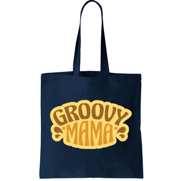 Groovy Mama Retro Tote Bag