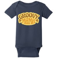 Groovy Mama Retro Baby Bodysuit