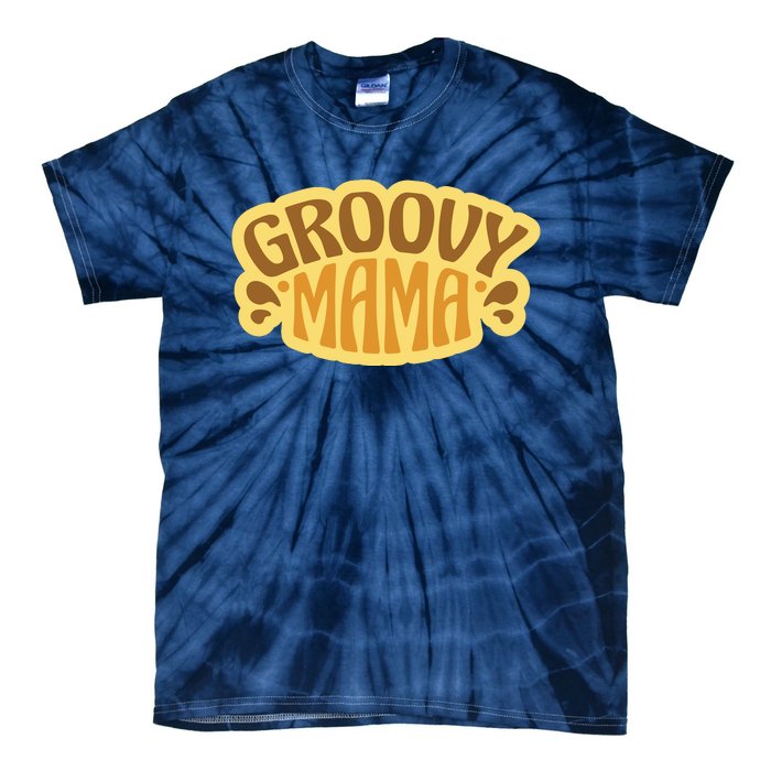 Groovy Mama Retro Tie-Dye T-Shirt