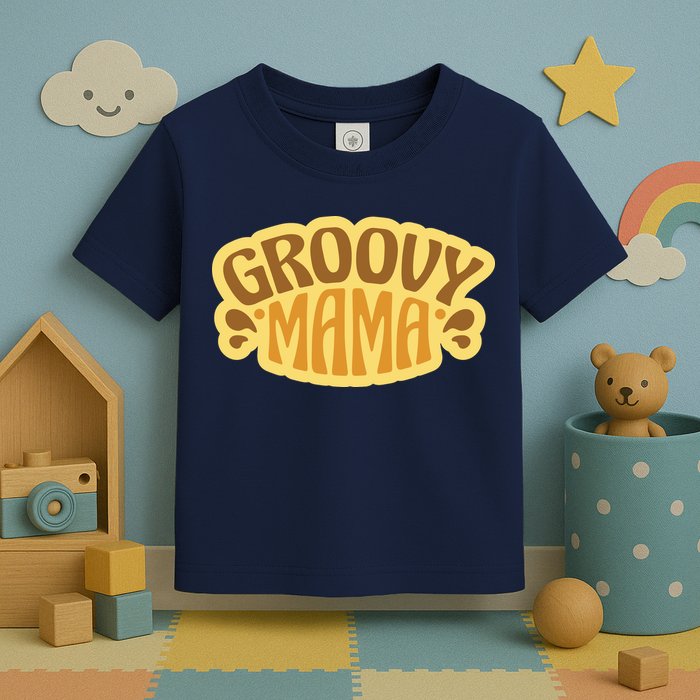 Groovy Mama Retro Toddler T-Shirt