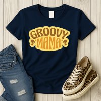 Groovy Mama Retro Womens T-Shirt