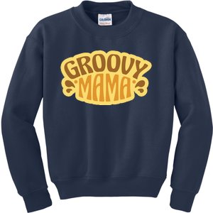 Groovy Mama Retro Kids Sweatshirt