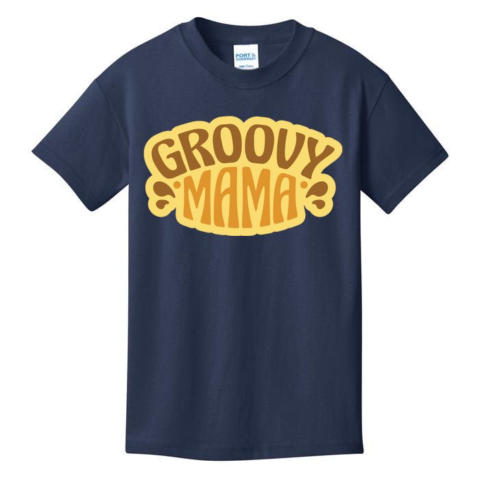 Groovy Mama Retro Kids T-Shirt