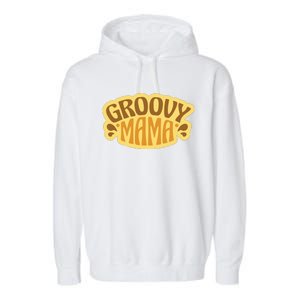 Groovy Mama Retro Garment-Dyed Fleece Hoodie