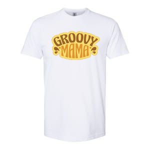 Groovy Mama Retro Softstyle® CVC T-Shirt