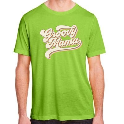 Groovy Mama Retro Cute Gift Adult ChromaSoft Performance T-Shirt