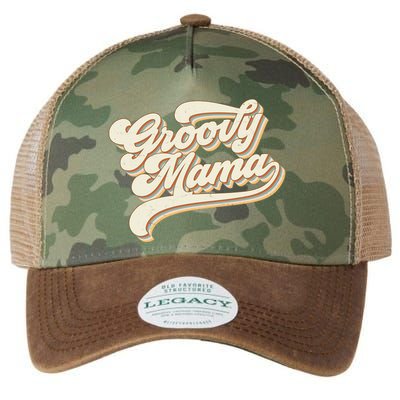 Groovy Mama Retro Cute Gift Legacy Tie Dye Trucker Hat