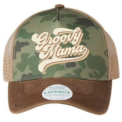 Groovy Mama Retro Cute Gift Legacy Tie Dye Trucker Hat