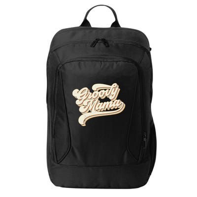Groovy Mama Retro Cute Gift City Backpack