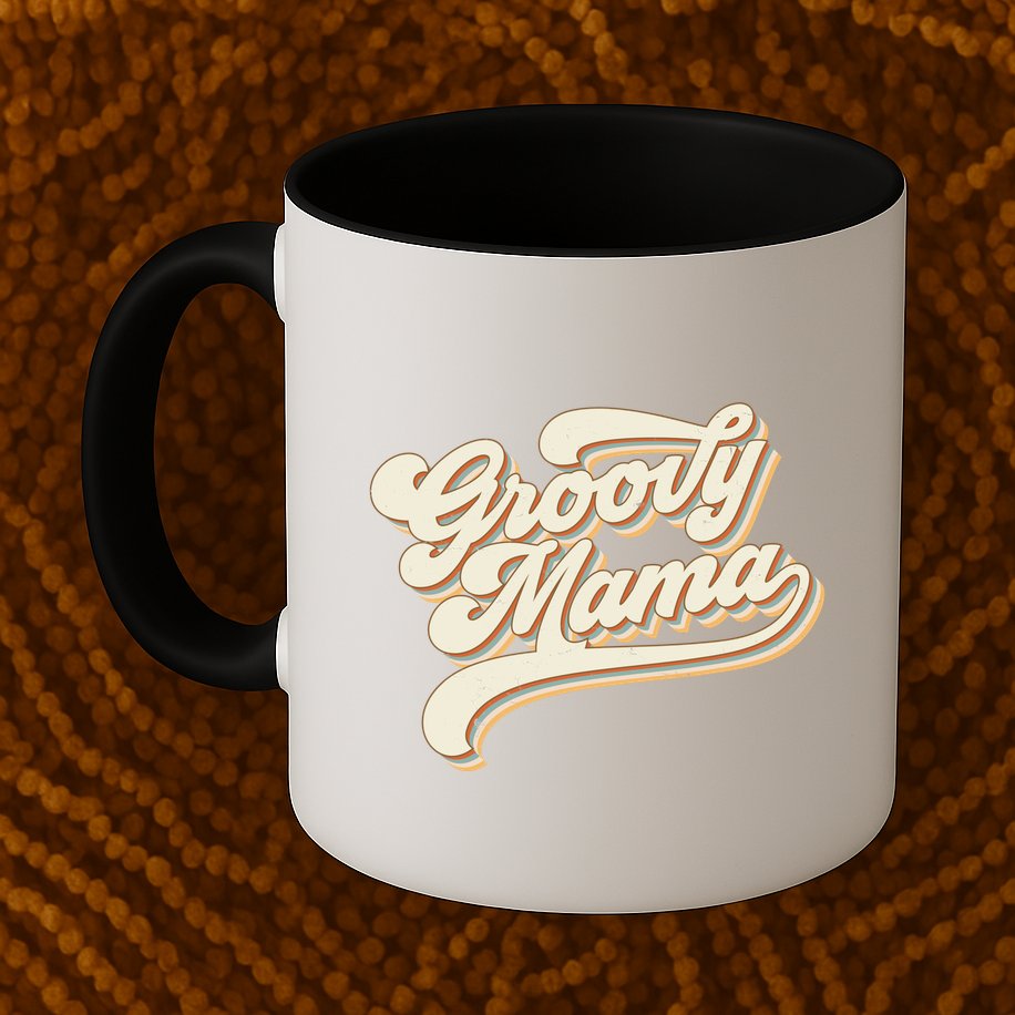 Groovy Mama Retro Cute Gift Mug