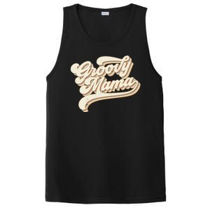 Groovy Mama Retro Cute Gift PosiCharge Competitor Tank