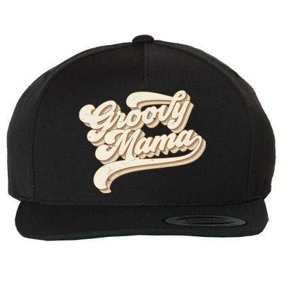 Groovy Mama Retro Cute Gift Wool Snapback Cap