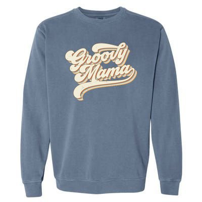 Groovy Mama Retro Cute Gift Garment-Dyed Sweatshirt