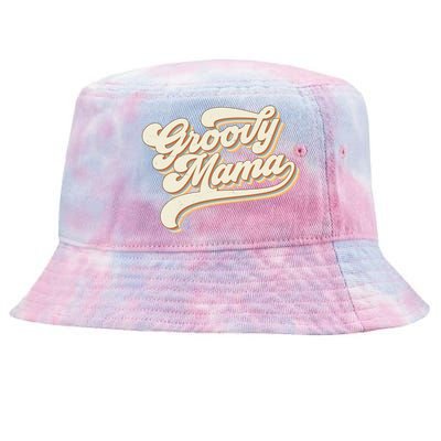 Groovy Mama Retro Cute Gift Tie-Dyed Bucket Hat