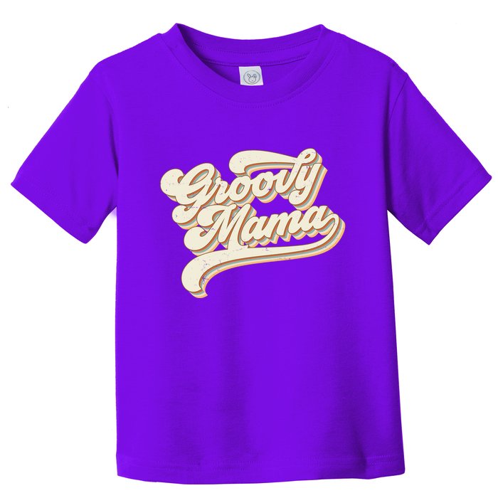 Groovy Mama Retro Cute Gift Toddler T-Shirt