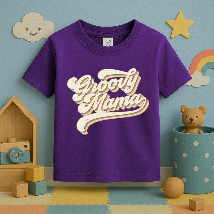 Groovy Mama Retro Cute Gift Toddler T-Shirt