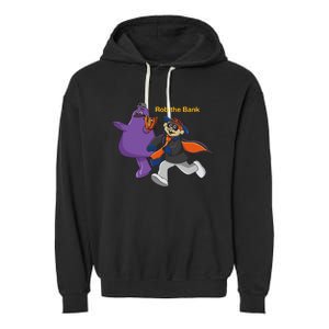 G.R.I.M.A.C.E Monster Rob The Bank Garment-Dyed Fleece Hoodie