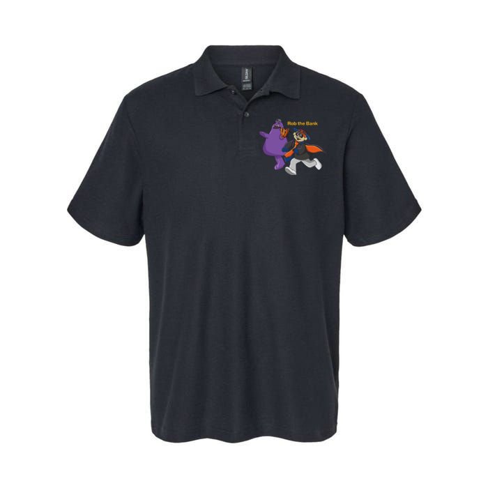 G.R.I.M.A.C.E Monster Rob The Bank Softstyle Adult Sport Polo