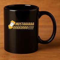 Gnx Mustard Reference Album 11oz C Handle Ceramic Mug