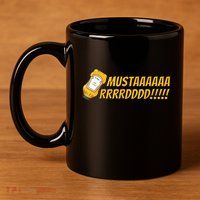 Gnx Mustard Reference Album 11oz C Handle Ceramic Mug