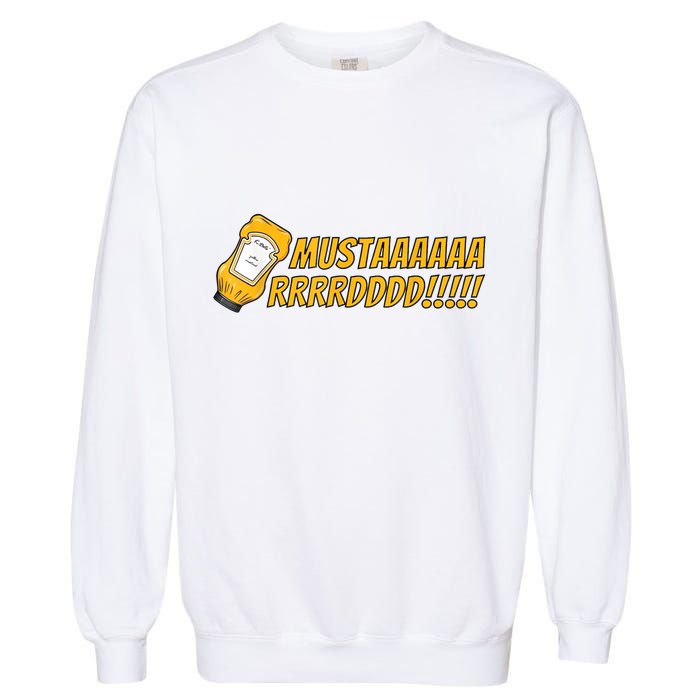 Gnx Mustard Reference Album Garment-Dyed Sweatshirt