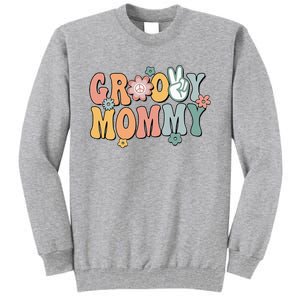 Groovy Mommy Retro Mom Matching Family Tall Sweatshirt