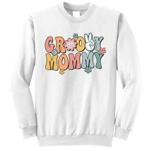 Groovy Mommy Retro Mom Matching Family Sweatshirt