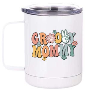 Groovy Mommy Retro Mom Matching Family 12 oz Stainless Steel Tumbler Cup