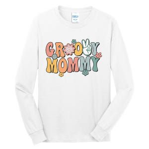 Groovy Mommy Retro Mom Matching Family Tall Long Sleeve T-Shirt