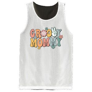 Groovy Mommy Retro Mom Matching Family Mesh Reversible Basketball Jersey Tank