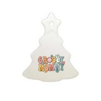 Groovy Mommy Retro Mom Matching Family Ceramic Tree Ornament