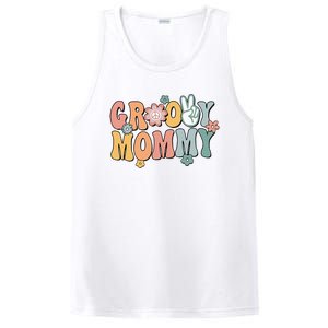 Groovy Mommy Retro Mom Matching Family PosiCharge Competitor Tank