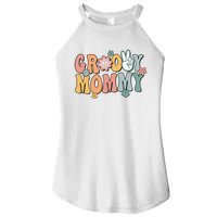 Groovy Mommy Retro Mom Matching Family Women’s Perfect Tri Rocker Tank