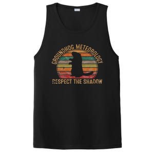 Groundhog Meteorology Respect the Shadow Gift Groundhog Day PosiCharge Competitor Tank