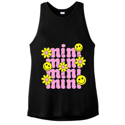 Groovy Mini Retro Flower Happy Mother's Day Family Ladies PosiCharge Tri-Blend Wicking Tank