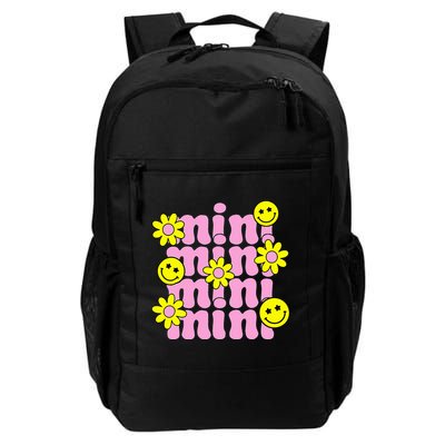 Groovy Mini Retro Flower Happy Mother's Day Family Backpack