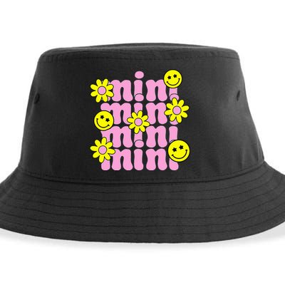 Groovy Mini Retro Flower Happy Mother's Day Family Sustainable Bucket Hat