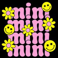 Groovy Mini Retro Flower Happy Mother's Day Family Bucket Hat